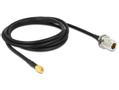 DELOCK HF Kabel RP-SMA Stecker -> N-Buchse zum Einbau 1.50m (88845)