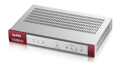 ZYXEL USG 40 (Device only) Firewall Appliance 10/ 100/ 1000,  1 WANs, 3 LAN / DMZ, 1 OPT  Port (USG40-EU0101F)