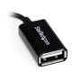 STARTECH RIGHT ANGLE MICRO USB MALE TO USB FEMALE OTG HOST CABLE - 5IN CABL (UUSBOTGRA)