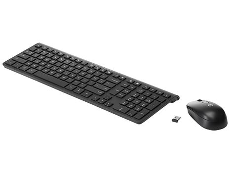HP 2,4 GHz trådløst tastatur og trådløs mus (G1K29AA#ABB)