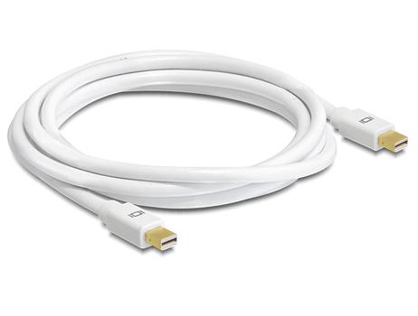 DELOCK Kabel DisplayPort mini St.>DisplayPort mini St. 0,5m [wh] (83471)