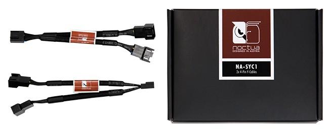 Noctua Na Syc1 Sleeved Y Cable 2x Y Cable Splitter 4 Pin Pw Harddisk