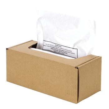 FELLOWES Shredder Waste Bag 60-75 Litre Clear (Pack 50) 3608401 (3608401)