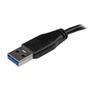 STARTECH 15CM SLIM USB 3.0 MICRO B CABLE SHORT USB 3.0 A TO MICRO B CABLE CABL (USB3AUB15CMS)
