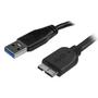 STARTECH StarTech.com 2m Slim SuperSpeed USB 3.0 Micro B Cable (USB3AUB2MS)