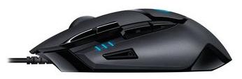 LOGITECH G402 Hyperion Fury Gaming Maus - schwarz/ blau (910-004067)