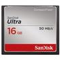 SANDISK COMPACT FLASH CARD 16GB ULTRA 50MB/S VERSION                   IN MEM (SDCFHS-016G-G46)