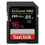 SANDISK SD EXTREME PRO SDHC 16GB UHS-IL                           ML MEM