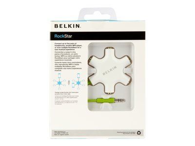 BELKIN Multi Headphone Splitter/ 5 x 3_5mm hona (F8Z274BT)