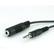 ROLINE 3.5mm Jack Extension Cable. M/F. Black 5.0m Factory Sealed