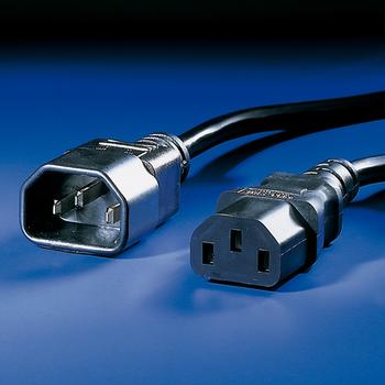 ROLINE Power Cable C14 to C13. Black. 0.5 m (19.08.1505)