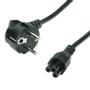 ROLINE VALUE Power Cable CEE7/7 to C5. Black. 1.8m 