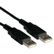 ROLINE USB2.0 Cable A-A. M/M. Black. 0.8m