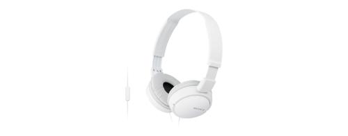 SONY MDR-ZX110AP Headphones with mic full size wired 3.5 mm jack white (MDRZX110APW.CE7)