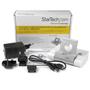 STARTECH 3 Port USB 3.0 Hub plus Combo Fast Charge Port (2.1A) with Smartphone / Tablet Stand - USB 3 Hub with Charging Port - USB Hub w/ Charge Port and Stand - Smartphone Charging Stand IN (ST4300U3C1)