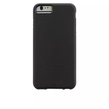 CASE-MATE Tough - Baksidedeksel for mobiltelefon - svart/ svart - for Apple iPhone 6 Plus (CM031447)