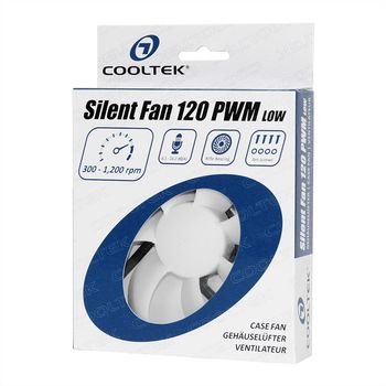 COOLTEK Silent Fan 120*120*25 PWM F-FEEDS (CT120PWML-B)