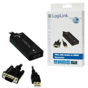 LOGILINK - VGA with Audio to HDMI Converter (CV0060)