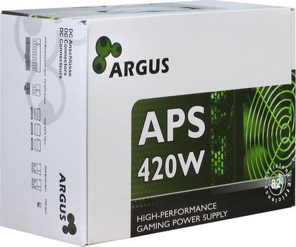 INTER-TECH Netzteil 420W Argus APS-420W 120mm Lüfter, 80+ (88882116)