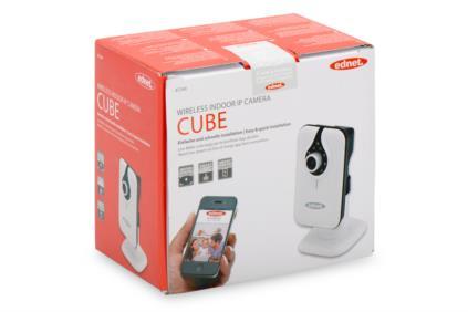 EDNET Wireless IP Camera CUBE Factory Sealed (87240)