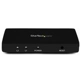 StarTech HDMI Splitter 1 In 2 Out - 4k 30Hz - 2 Port - Aluminum - HDMI Multi Port - HDMI Audio Splitter (ST122HD4K) - video/ audio switch - 2 porter (ST122HD4K)