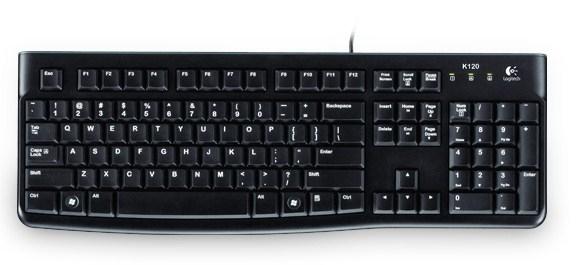 LOGITECH Keyboard K120 f Bus BLK LTH USB EMEA (920-002526)