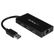 STARTECH 3 Port USB 3.0 Hub w/ GbE Adapter NIC - Aluminum w/ Cable	