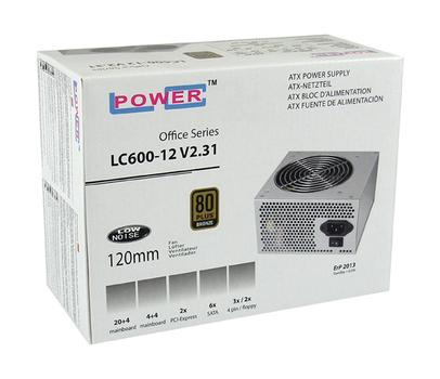 LC POWER Netzteil LC-Power 600W LC600-12cm (80+Bronze Werte) (LC600-12 V2.31)