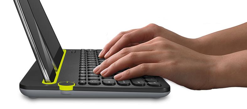 Logitech Multi-Device K480 - tastatur - Tysk - svart Inn-enhet (920-006350)