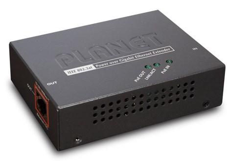 PLANET PoE Extender Gigabit IEEE802.3at Long Distance High Power (POE-E201)