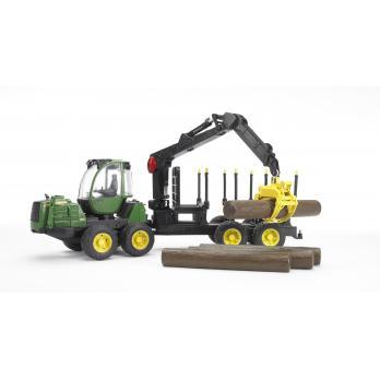 BRUDER Professional Series John Deere 1210E Forwarder with 4 Trunks and Grab (02133) (02133)