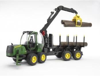 BRUDER Professional Series John Deere 1210E Forwarder with 4 Trunks and Grab (02133) (02133)