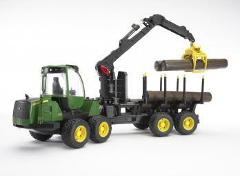 BRUDER Professional Series John Deere 1210E Forwarder with 4 Trunks and Grab (02133) (02133)