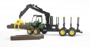 BRUDER Professional Series John Deere 1210E Forwarder with 4 Trunks and Grab (02133) (02133)