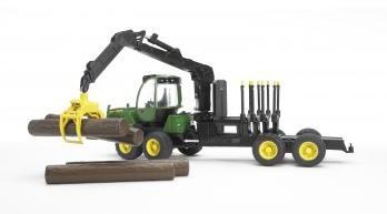 BRUDER Professional Series John Deere 1210E Forwarder with 4 Trunks and Grab (02133) (02133)