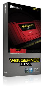 CORSAIR 16GB (4 x 4 GB) DDR4 3000MHz CL15 Vengeance LPX RÃ¶d (CMK16GX4M4B3000C15R)