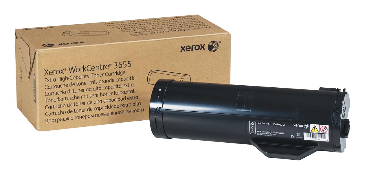 XEROX - WorkCentre 3655 - Extra High Capacity - svart - original - tonerpatron