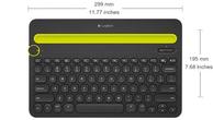 Logitech Multi-Device K480 - tastatur - Tysk - hvit Inn-enhet (920-006351)