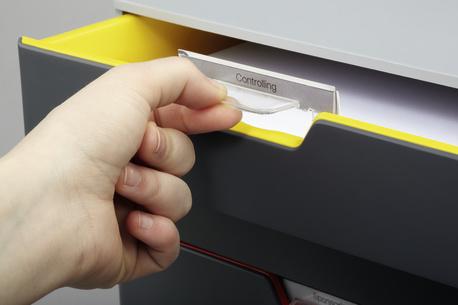 DURABLE Skuffekabinett DURABLE 5 skufer grå (760527)