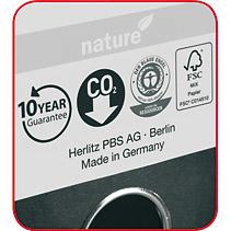 HERLITZ Ordner maX.file nature A4 8cm sw Wolkenmarmorbezug (5171806)