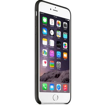 Apple Baksidedeksel for mobiltelefon - lær - svart - for iPhone 6 Plus, 6s Plus (MGQX2ZM/A)