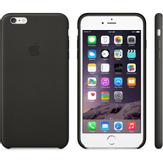 Apple Baksidedeksel for mobiltelefon - lær - svart - for iPhone 6 Plus, 6s Plus (MGQX2ZM/A)