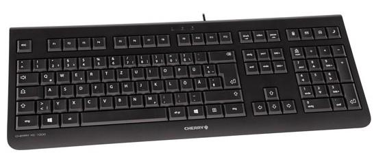 CHERRY KC1000 CORDED KEYBOARD CH BLACK SWITZERLAND - BLACK PERP (JK-0800CH-2)