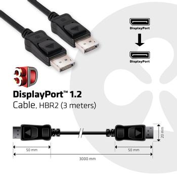 CLUB 3D DisplayPort 1.2 4K Kabel 3 meter (CAC-1064)