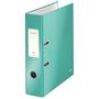LEITZ 180 WOW Lever Arch File Laminated Paper on Board A4 80mm Spine Width Ice Blue (Pack 10) 10050051 (10050051)