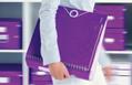 LEITZ Brevordner Leitz Active WOW A4 80mm Lilla metallic (11060062)