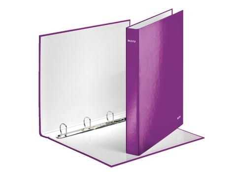 LEITZ Ringbinder WOW A4+ 4DR/25mm purple (42420062*10)