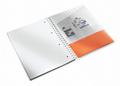 LEITZ Notepad WOW PP A4 w/holes ruled 80spurpl (46370062*6)