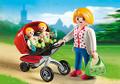 PLAYMOBIL Mother with Twin Stroller (5573)