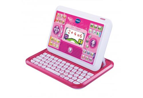 VTECH 2 in 1 Tablet pink Spiel- und Lernspaß 5-6 Jahre (80-155554)
